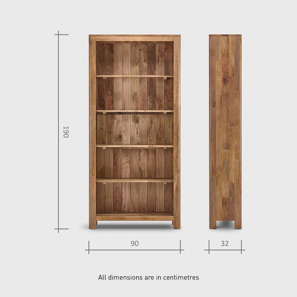 Noah Solid Mango Bookcase 9