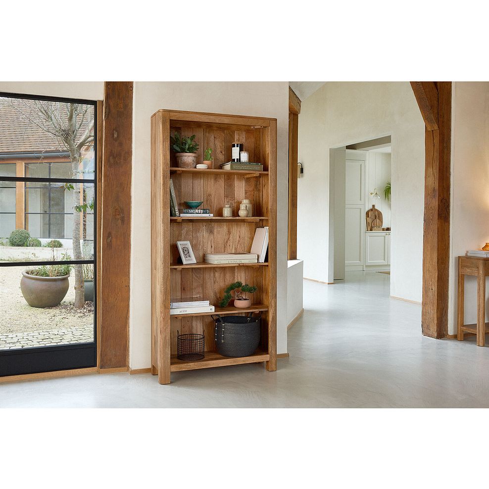Noah Solid Mango Bookcase 1