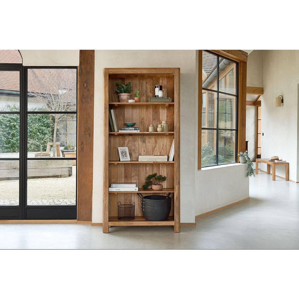 Noah Solid Mango Bookcase 2