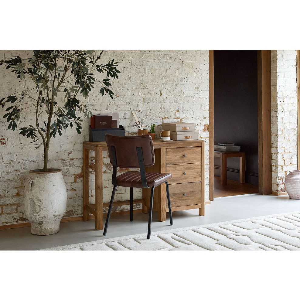 Noah Solid Mango Desk 2