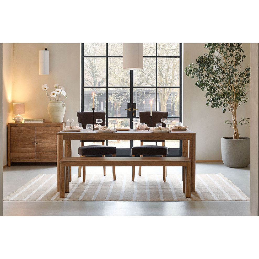 Noah Solid Mango Dining Table 180cm 2