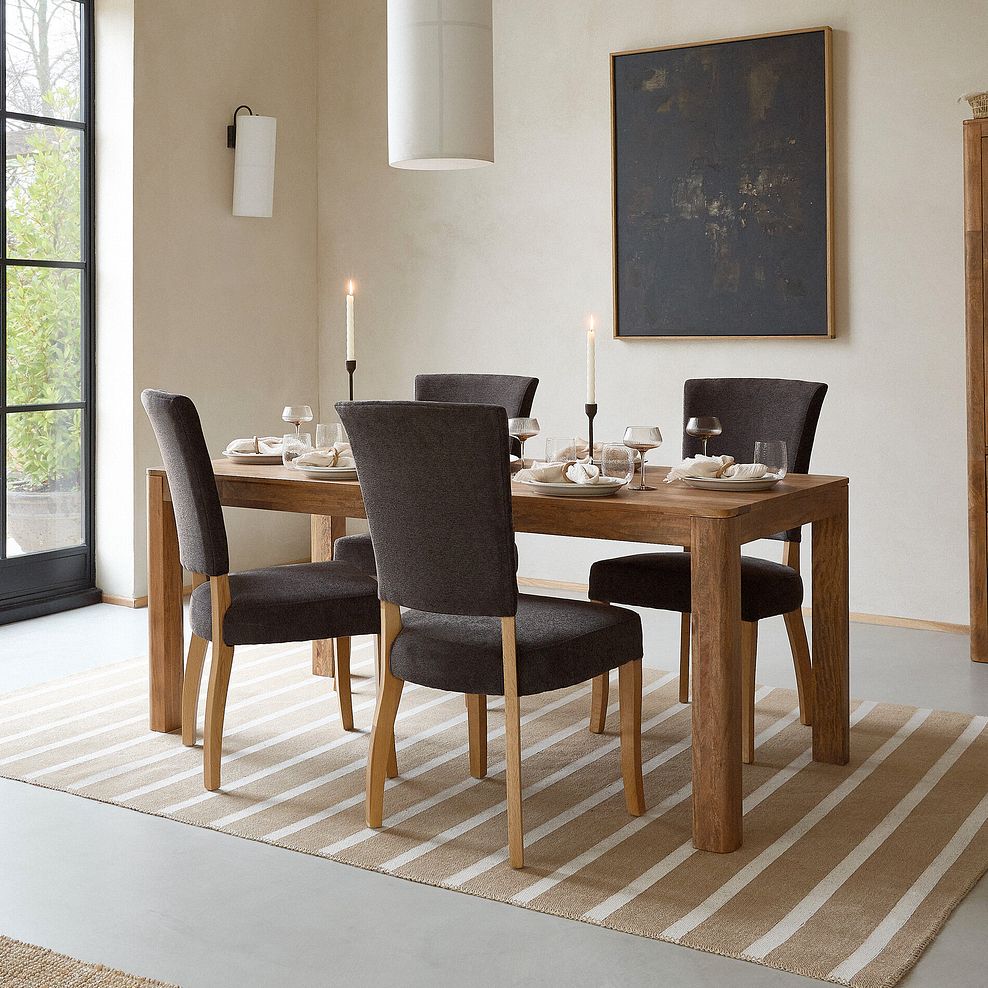 Noah Solid Mango Dining Table 180cm 2