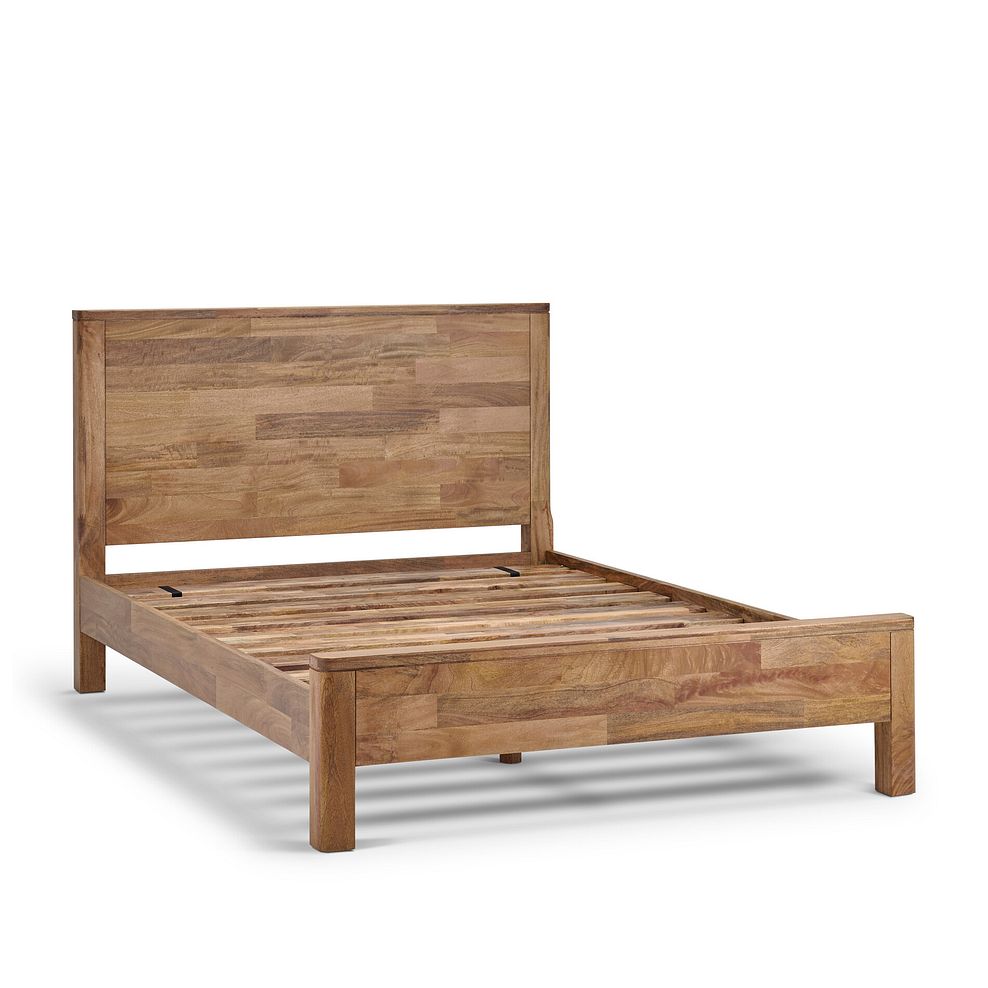 Noah Solid Mango Double Bed 4