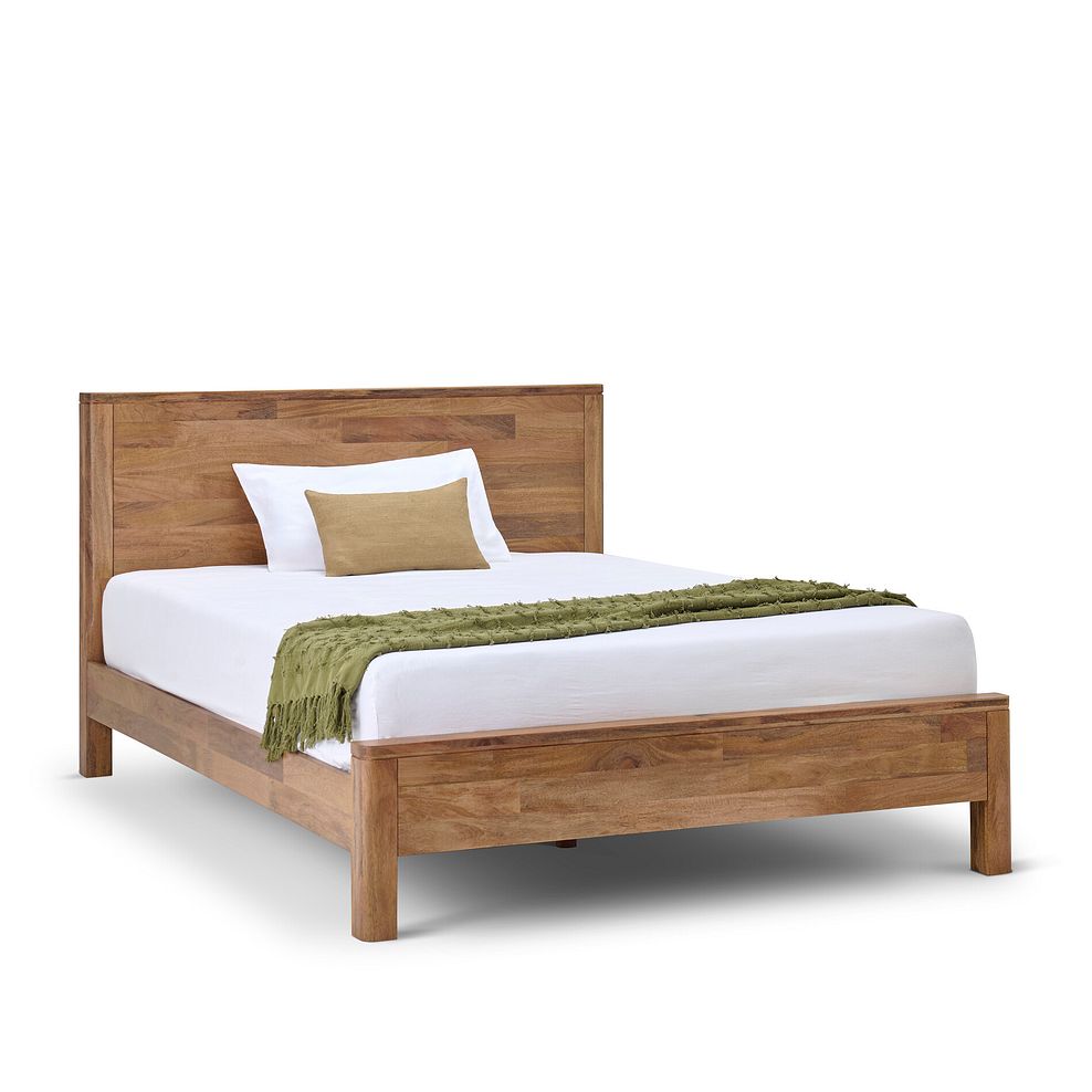 Noah Solid Mango Double Bed 3
