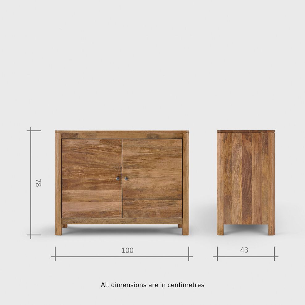Noah Solid Mango Small Sideboard 14