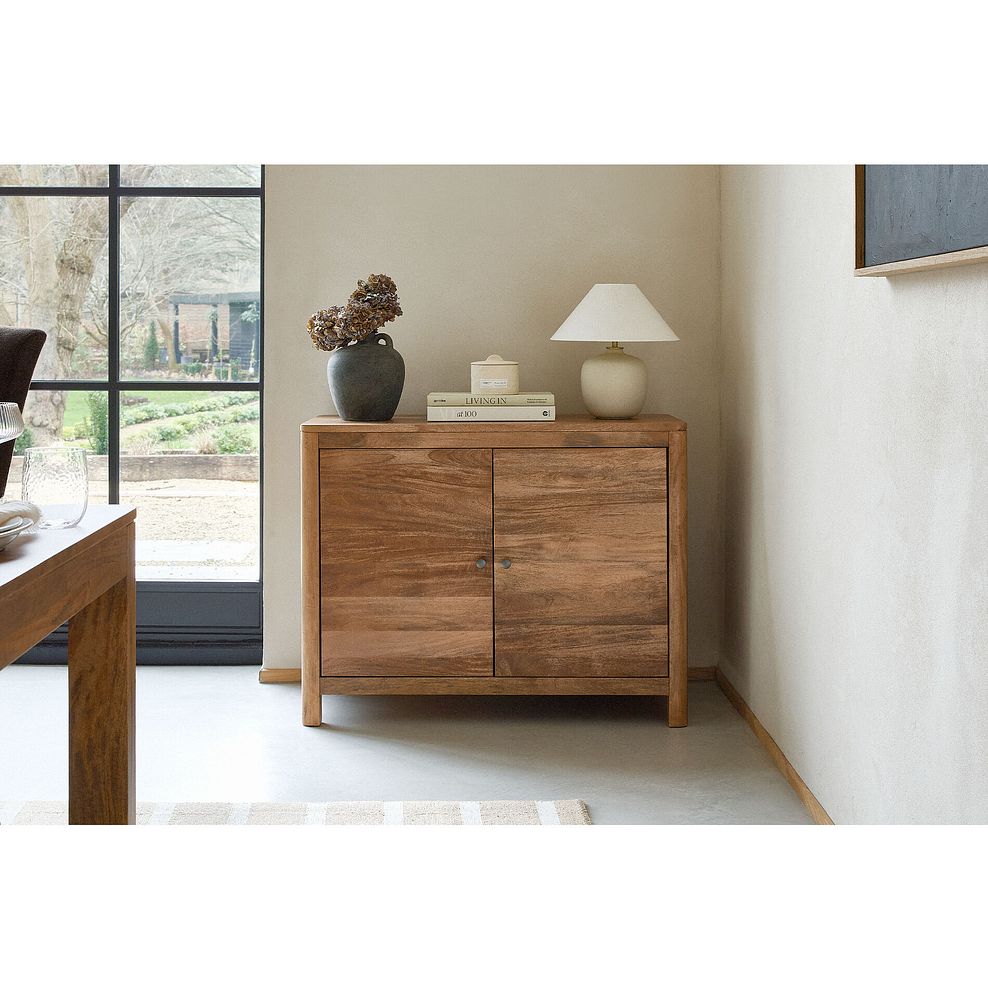 Noah Solid Mango Small Sideboard 3