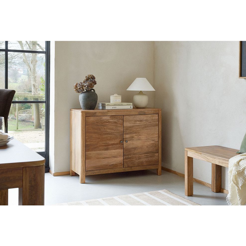 Noah Solid Mango Small Sideboard 1