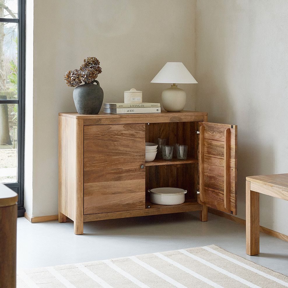 Noah Solid Mango Small Sideboard 4