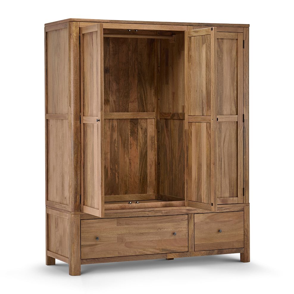 Noah Solid Mango Triple Wardrobe 6