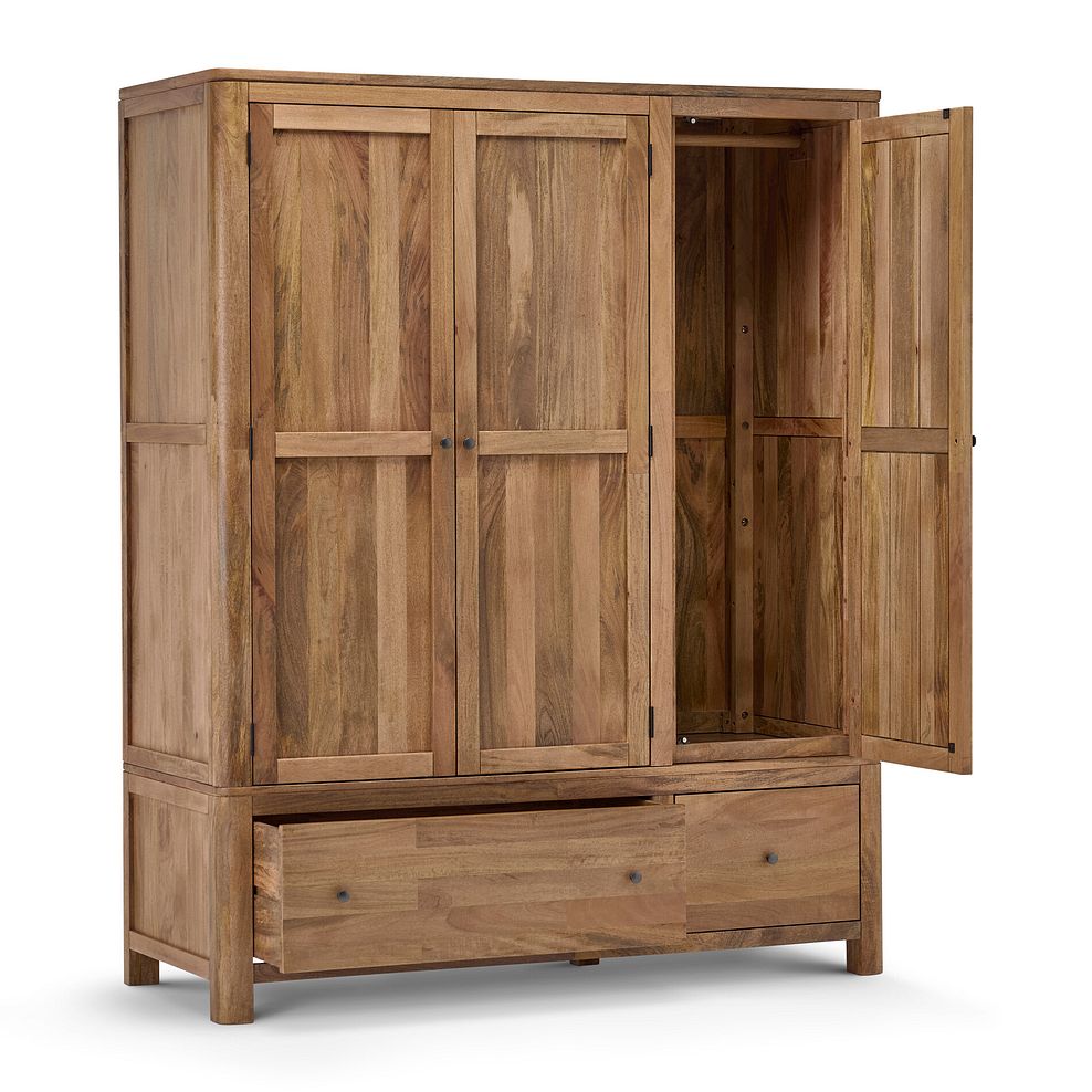 Noah Solid Mango Triple Wardrobe 7