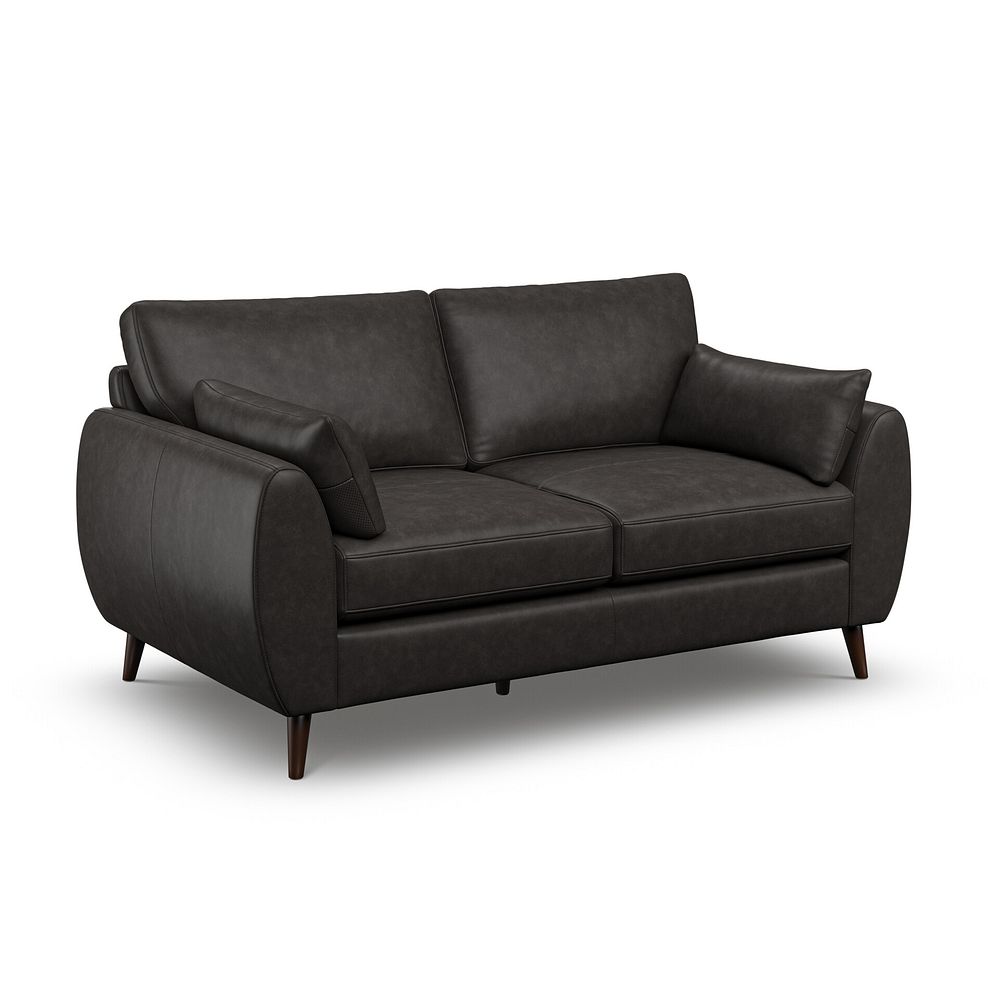 Nova 2 Seater Sofa in Ash Leather 1