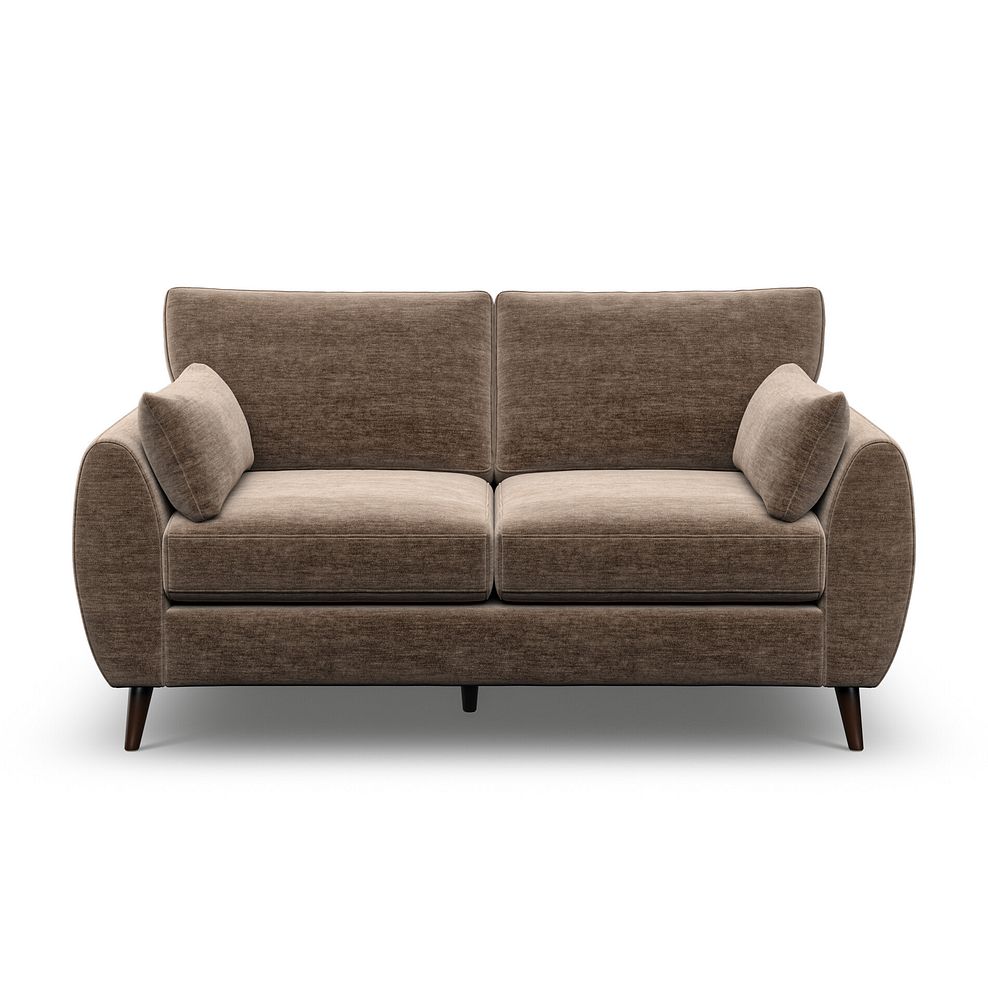Nova 2 Seater Sofa in Canna Cocoa Fabric 2