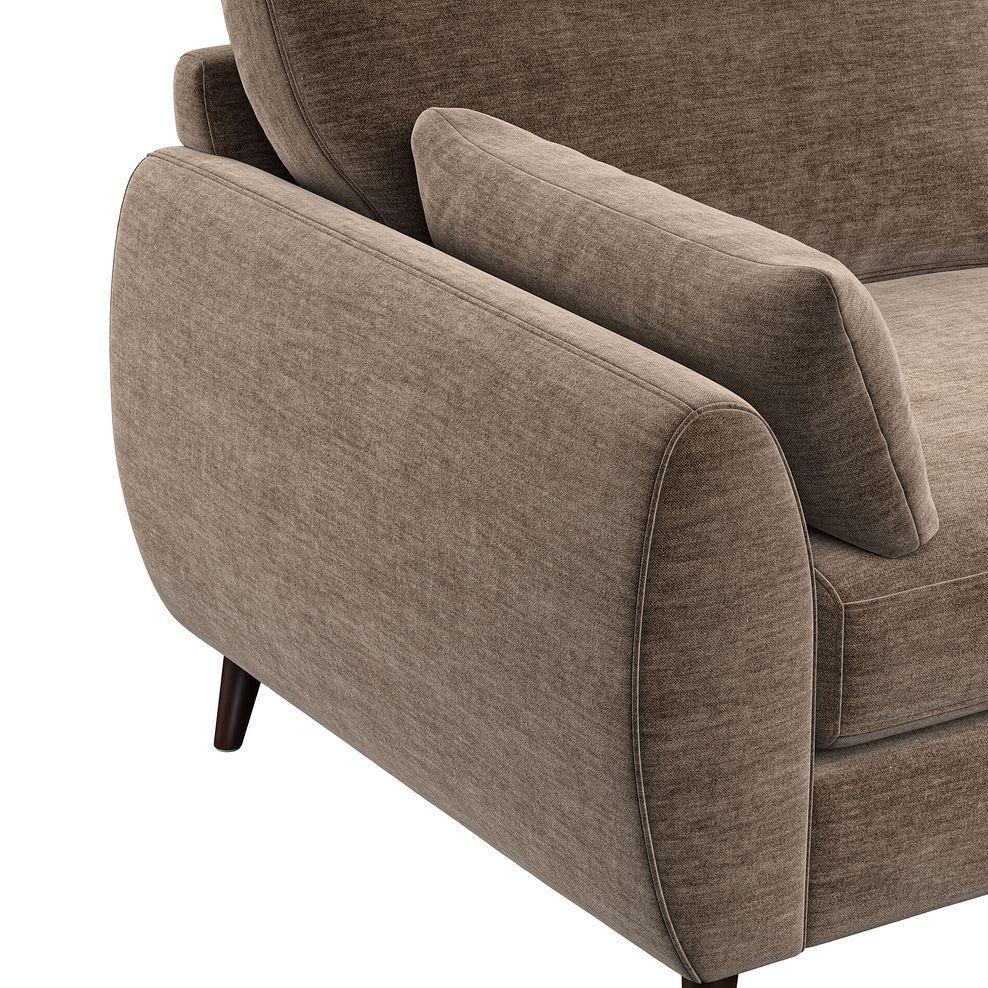 Nova 2 Seater Sofa in Canna Cocoa Fabric 8