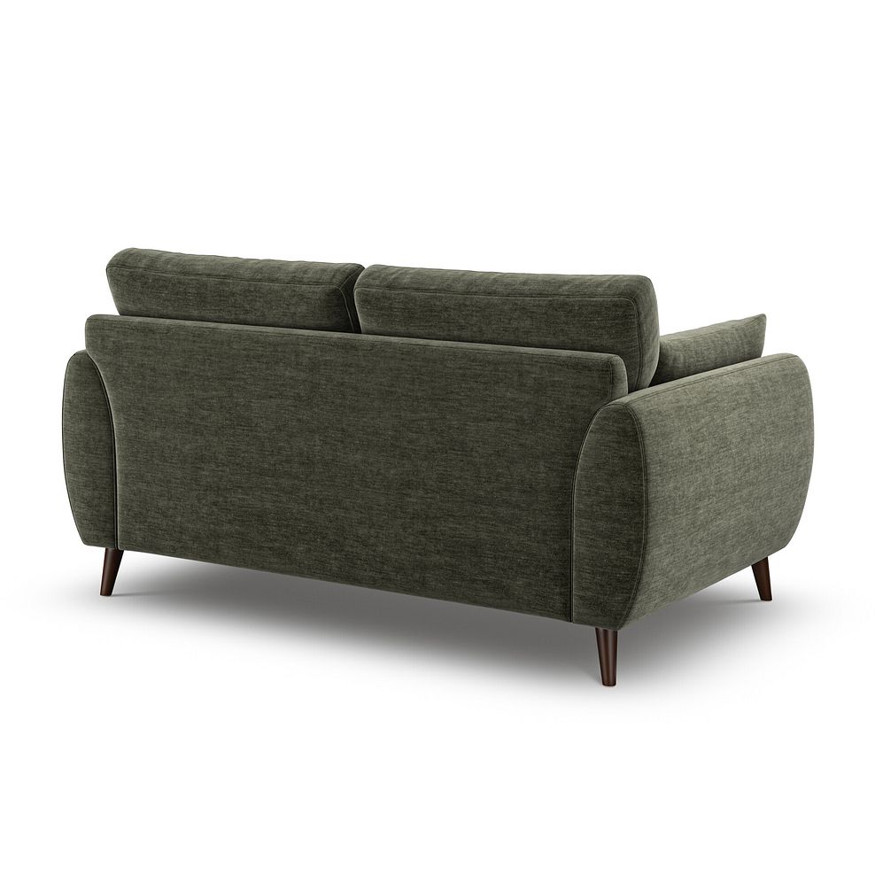 Nova 2 Seater Sofa in Canna Dark Green Fabric 3