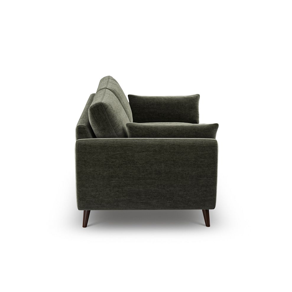 Nova 2 Seater Sofa in Canna Dark Green Fabric 5