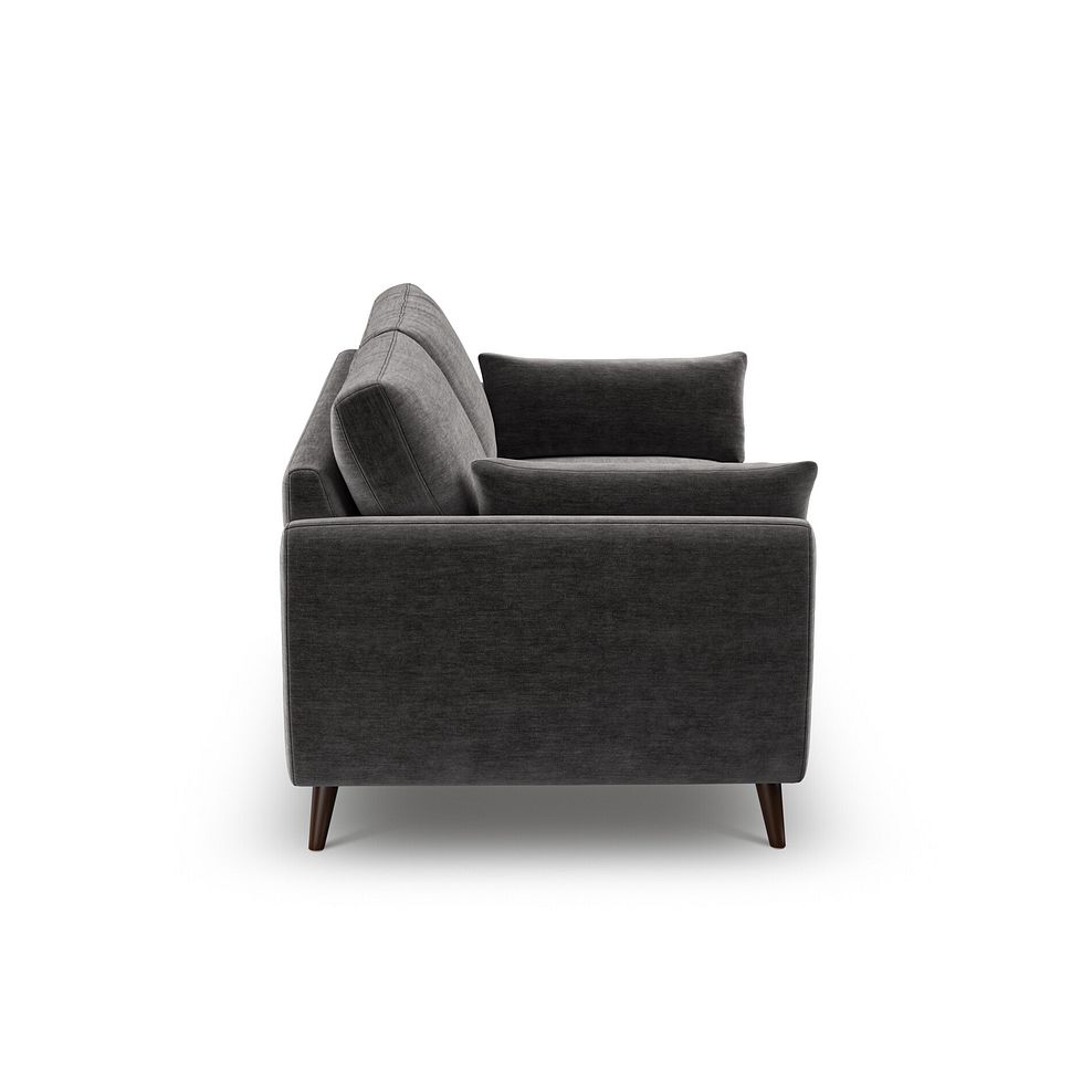 Nova 2 Seater Sofa in Canna Dark Grey Fabric 5
