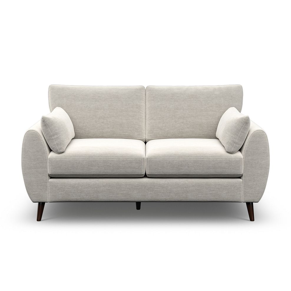 Nova 2 Seater Sofa in Canna Light Grey Fabric 2