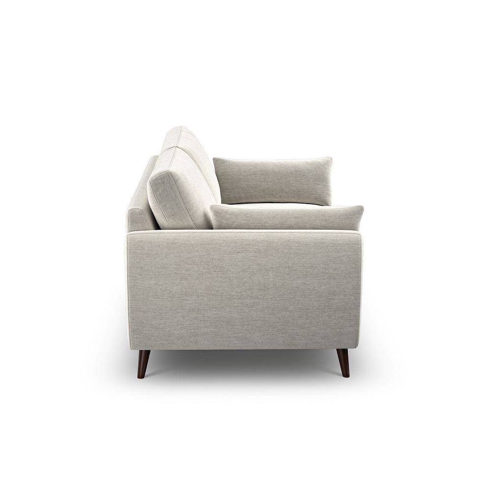 Nova 2 Seater Sofa in Canna Light Grey Fabric 5