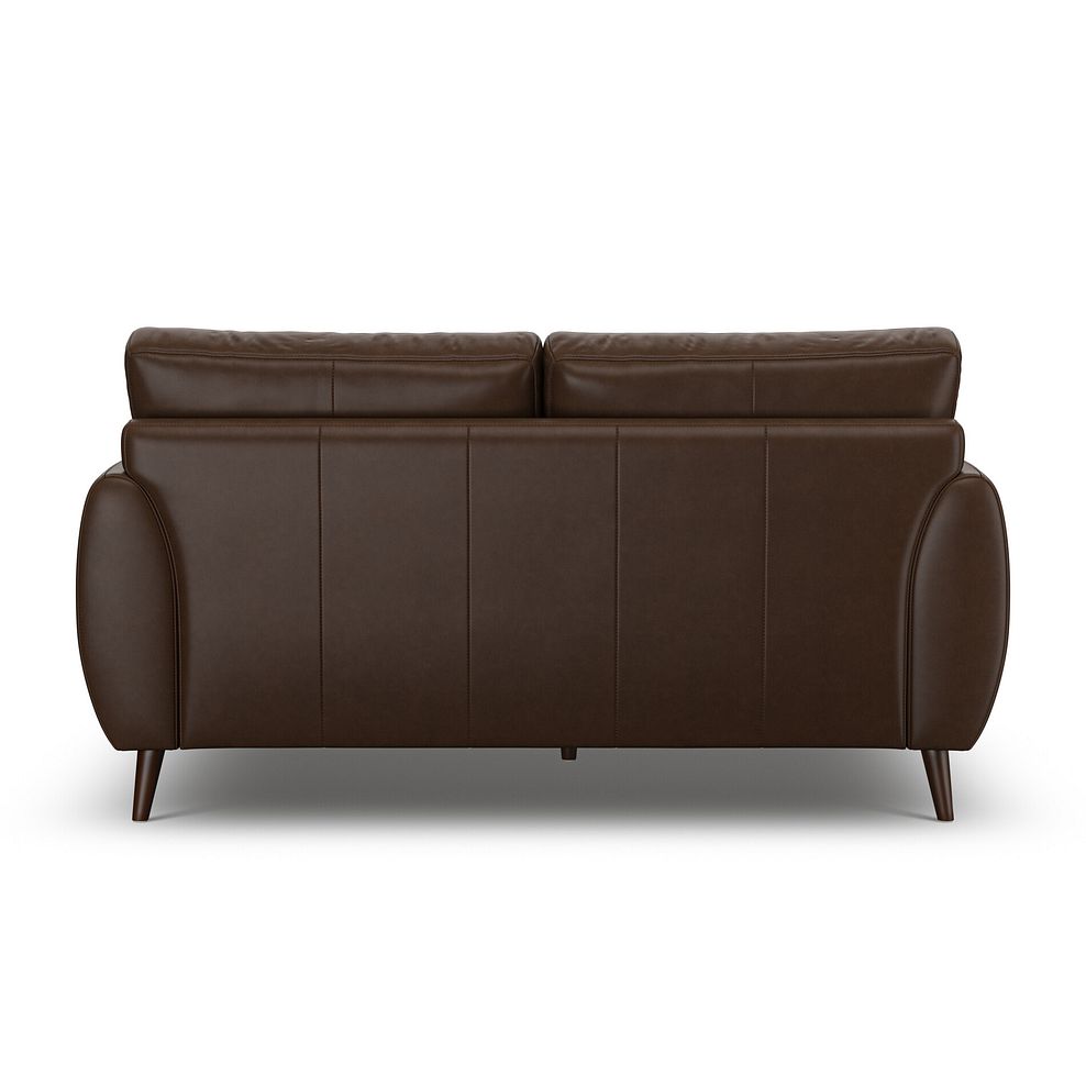 Nova 2 Seater Sofa in Dark Brown Leather 4