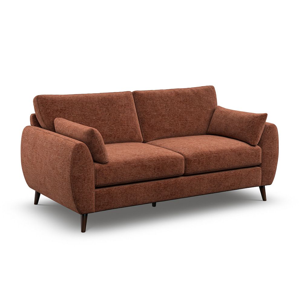Nova 3 Seater Sofa in Arlan Copperwood Fabric 1