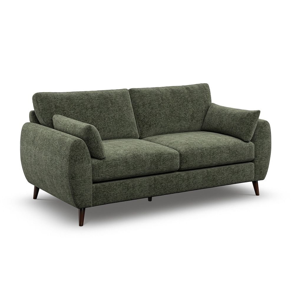 Nova 3 Seater Sofa in Arlan Mossy Fabric 1