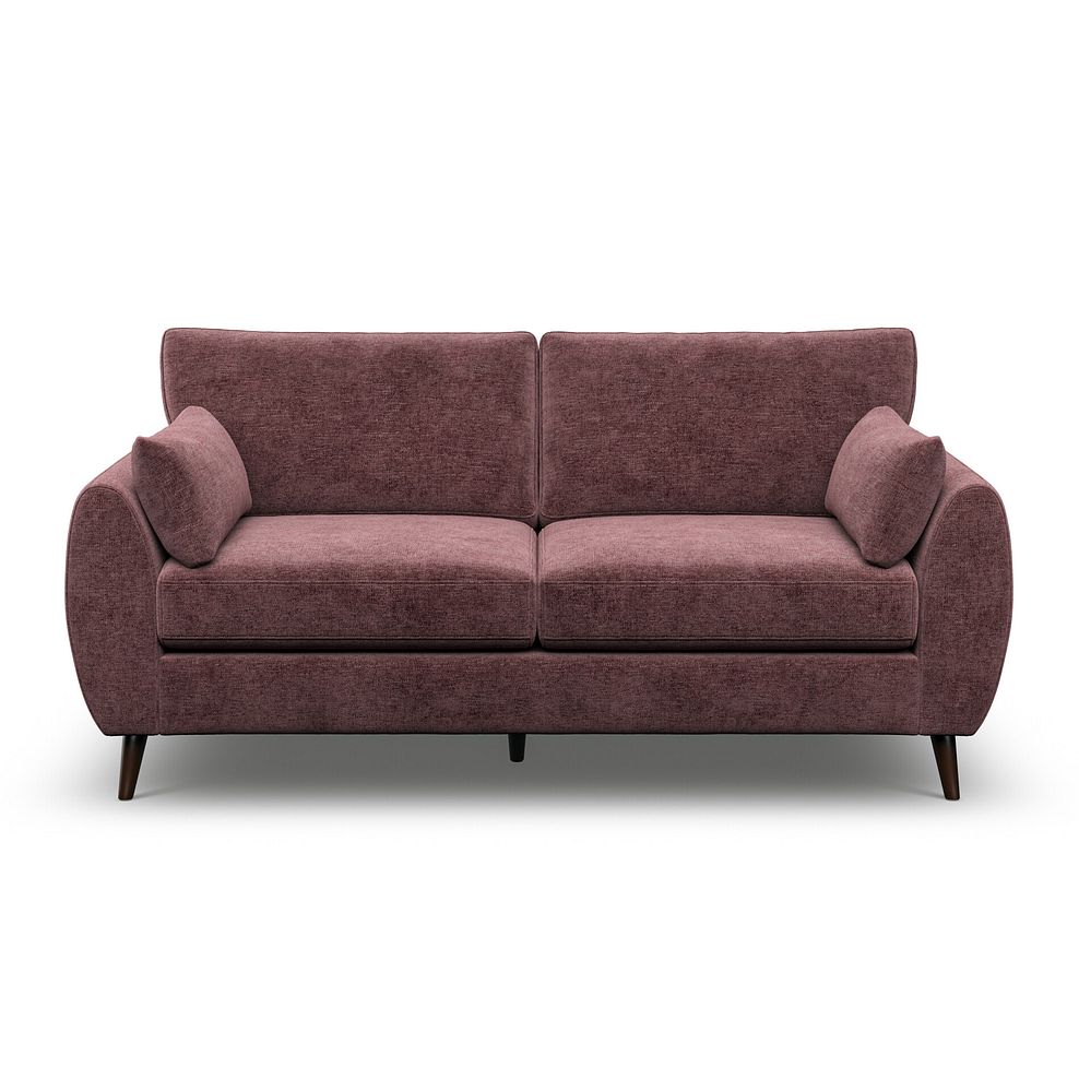 Nova 3 Seater Sofa in Arlan Rosewood Fabric 2