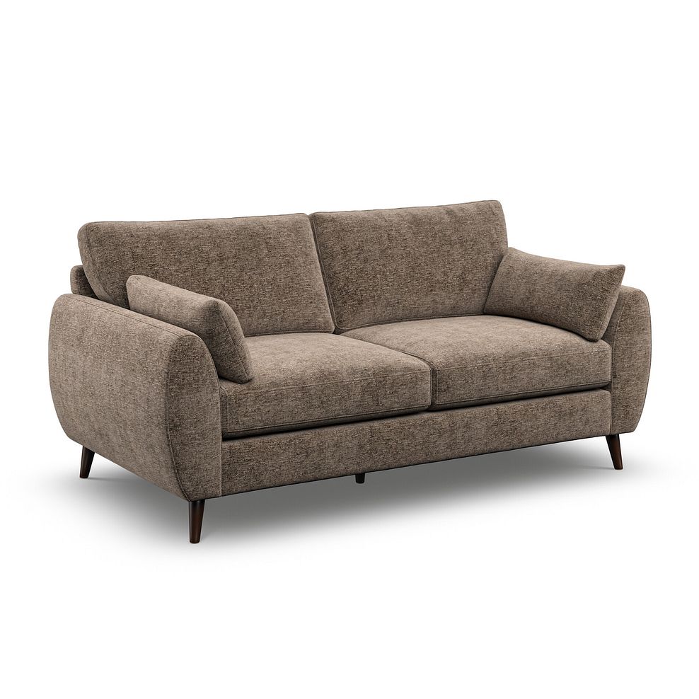 Nova 3 Seater Sofa in Arlan Smokestone Fabric 1
