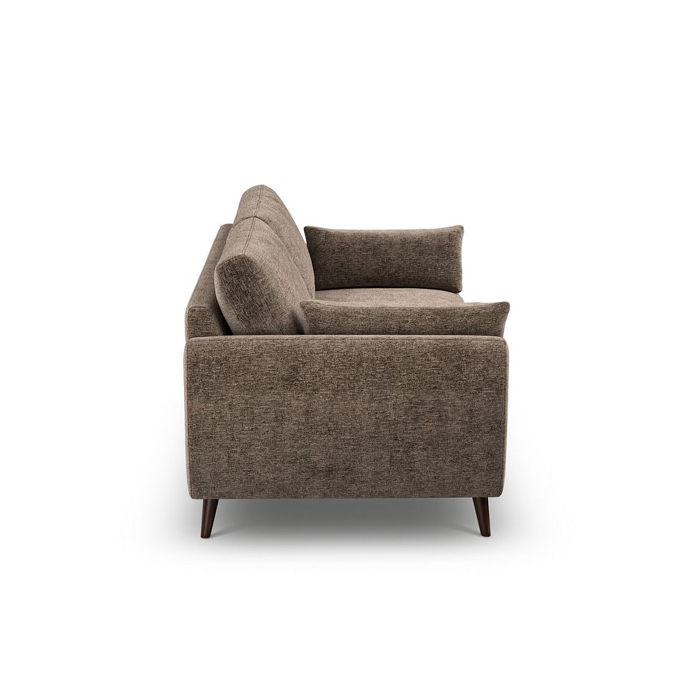 Nova 3 Seater Sofa in Arlan Smokestone Fabric 5
