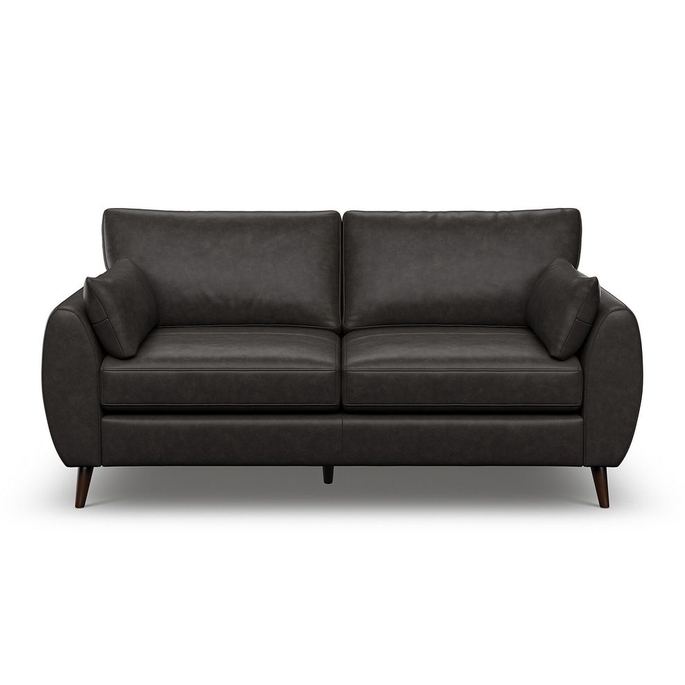 Nova 3 Seater Sofa in Ash Leather 2