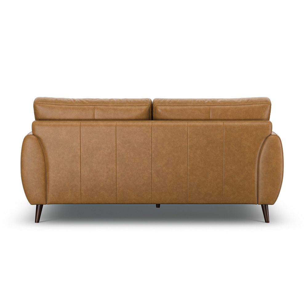 Nova 3 Seater Sofa in Brown Leather 4