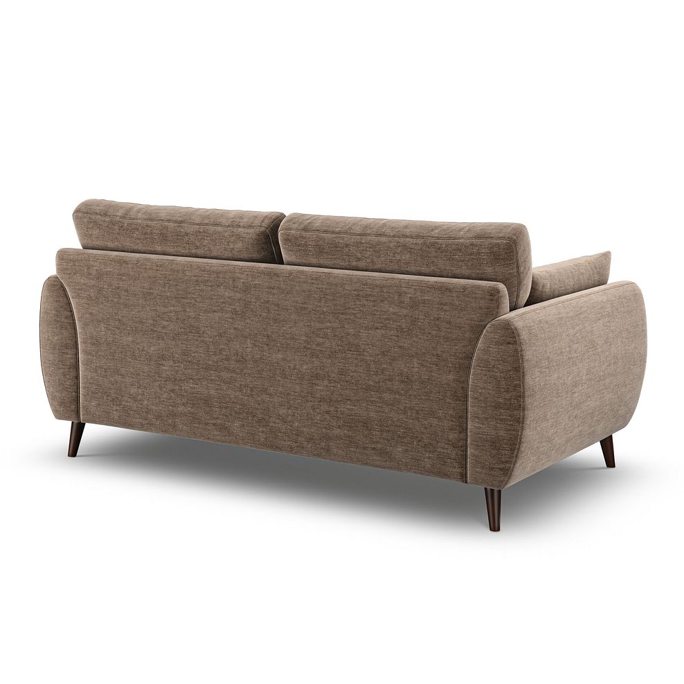 Nova 3 Seater Sofa in Canna Cocoa Fabric 3