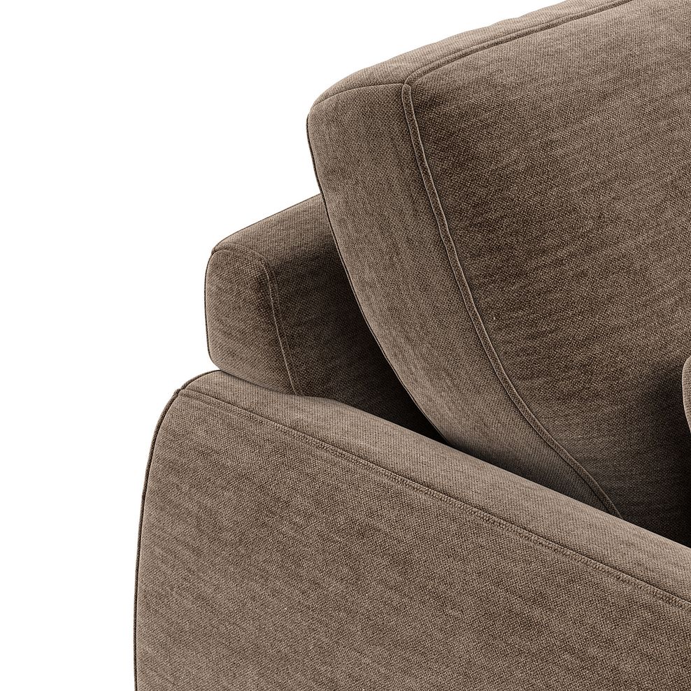 Nova 3 Seater Sofa in Canna Cocoa Fabric 7