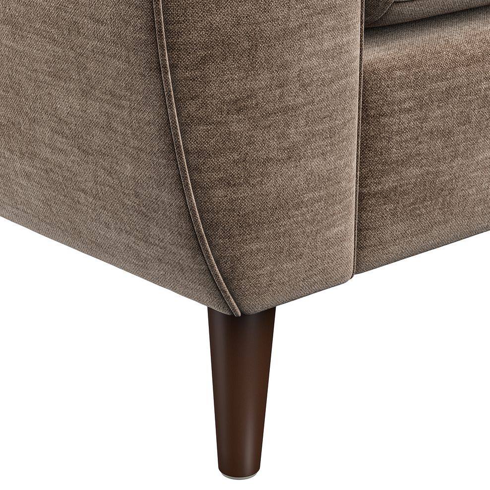Nova 3 Seater Sofa in Canna Cocoa Fabric 9