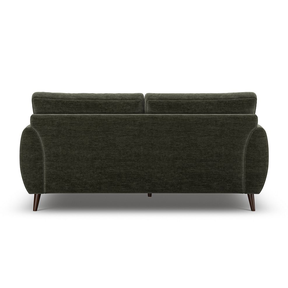 Nova 3 Seater Sofa in Canna Dark Green Fabric 9