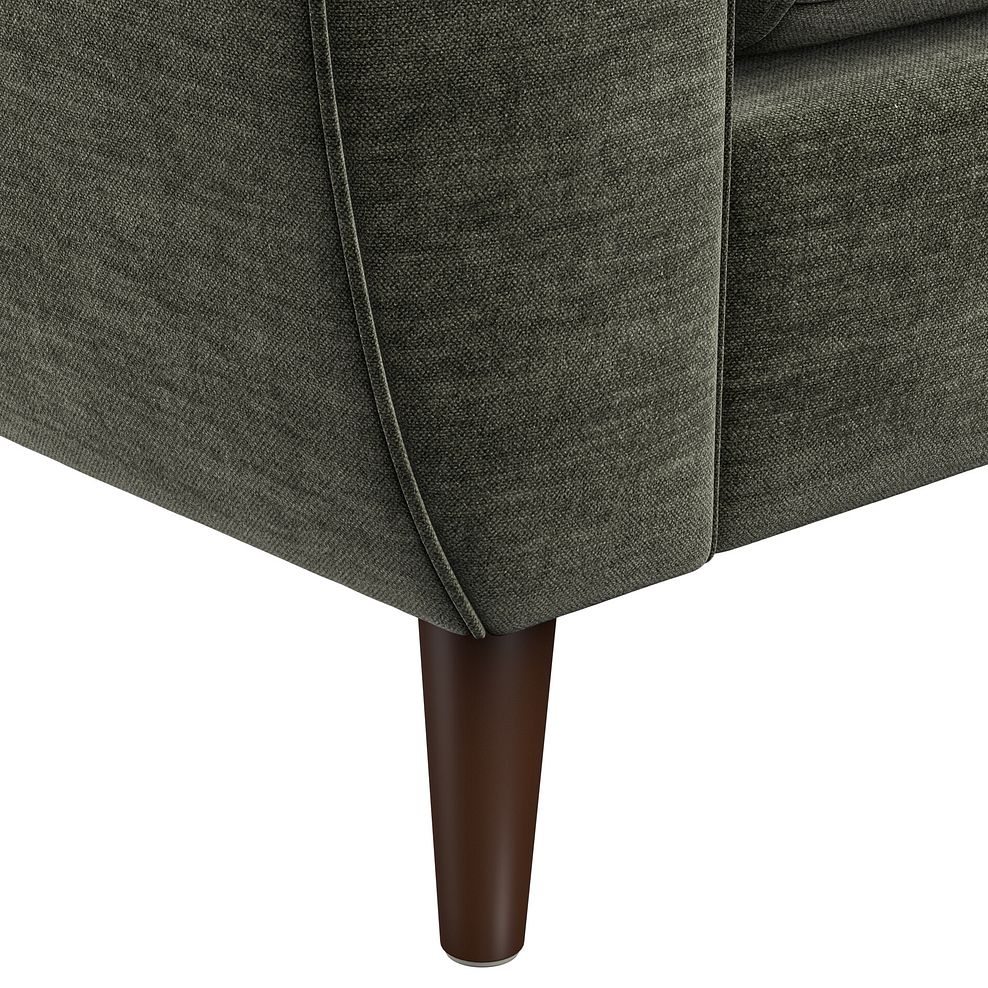 Nova 3 Seater Sofa in Canna Dark Green Fabric 13