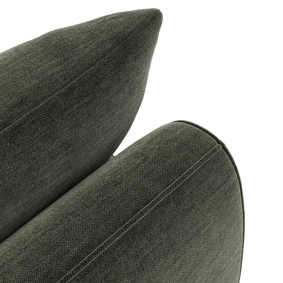 Nova 3 Seater Sofa in Canna Dark Green Fabric 14