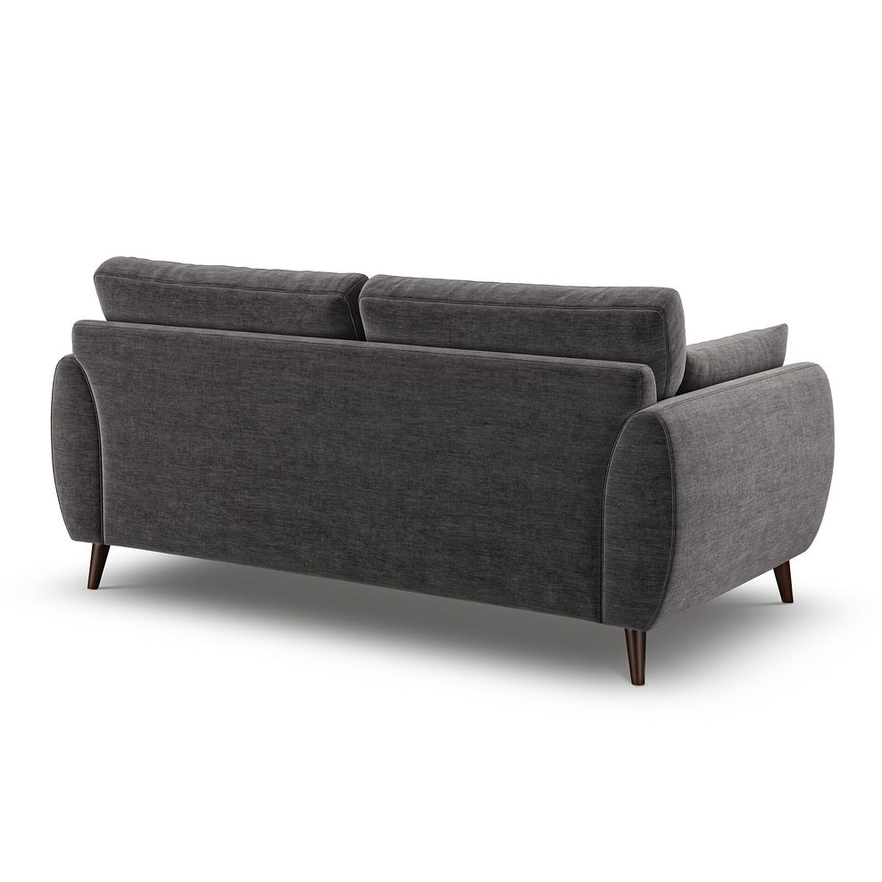 Nova 3 Seater Sofa in Canna Dark Grey Fabric 3