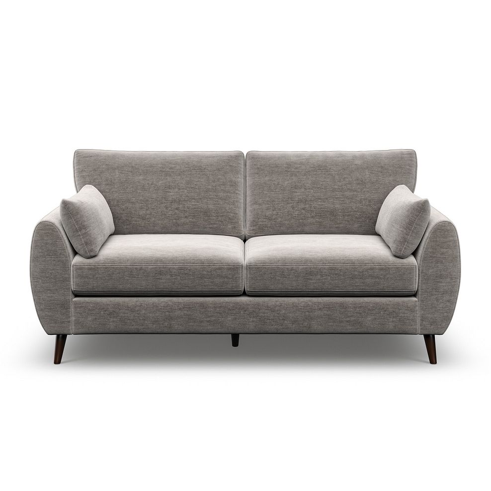 Nova 3 Seater Sofa in Canna Grey Fabric 2