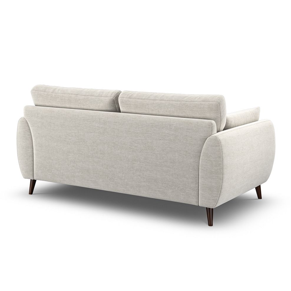 Nova 3 Seater Sofa in Canna Light Grey Fabric 3