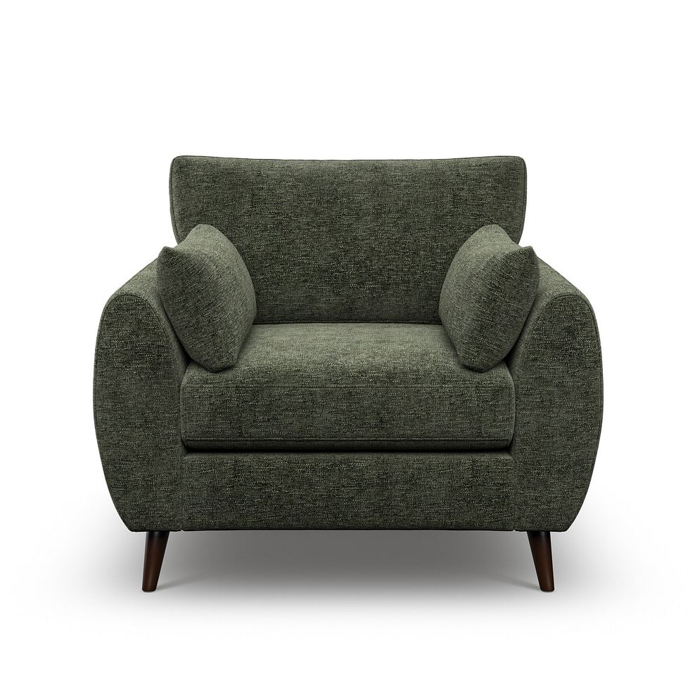 Nova Armchair in Arlan Mossy Fabric 2