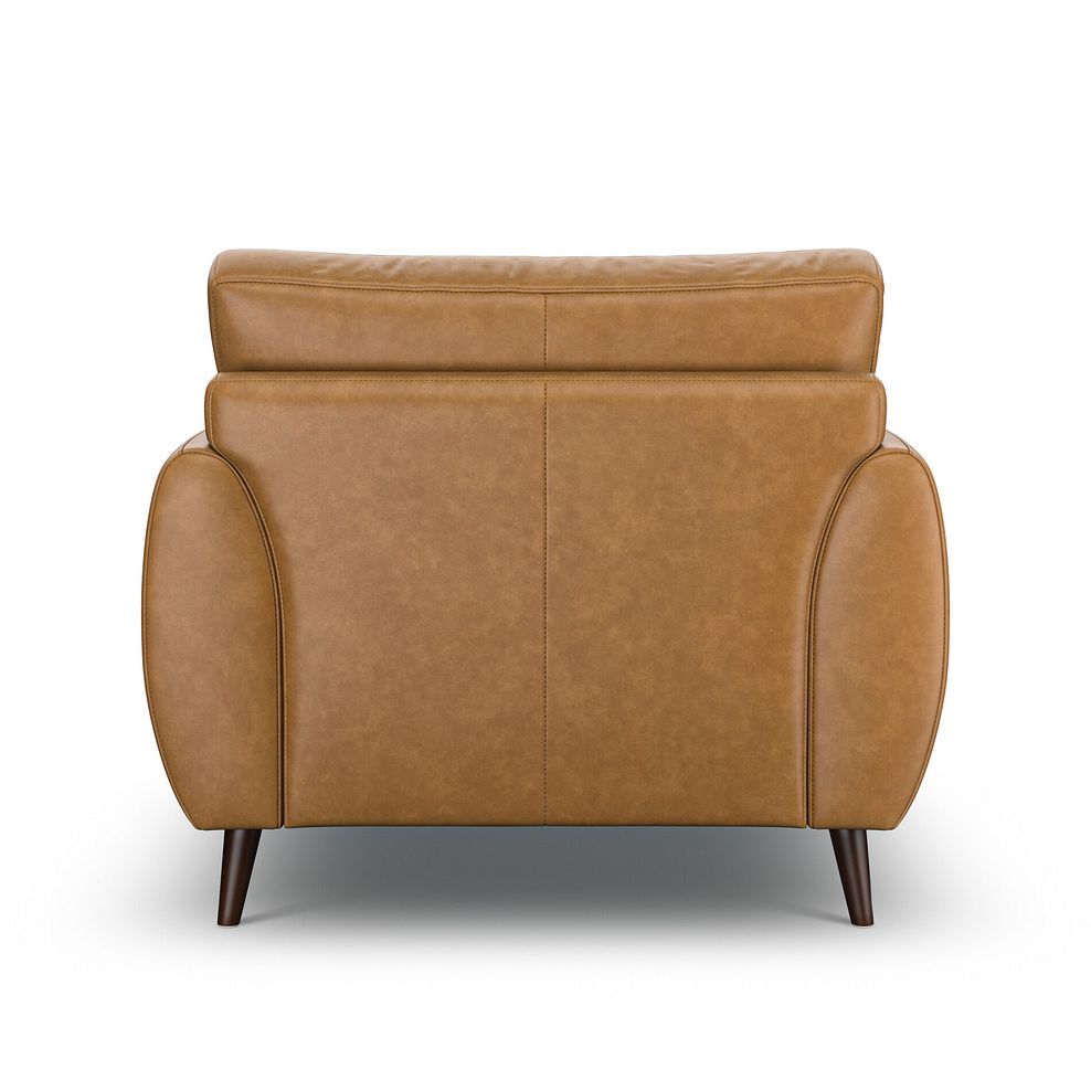 Nova Armchair in Brown Leather 4