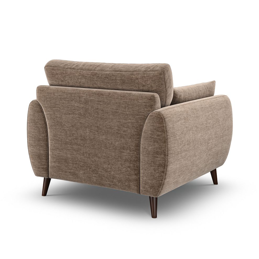 Nova Armchair in Canna Cocoa Fabric 3