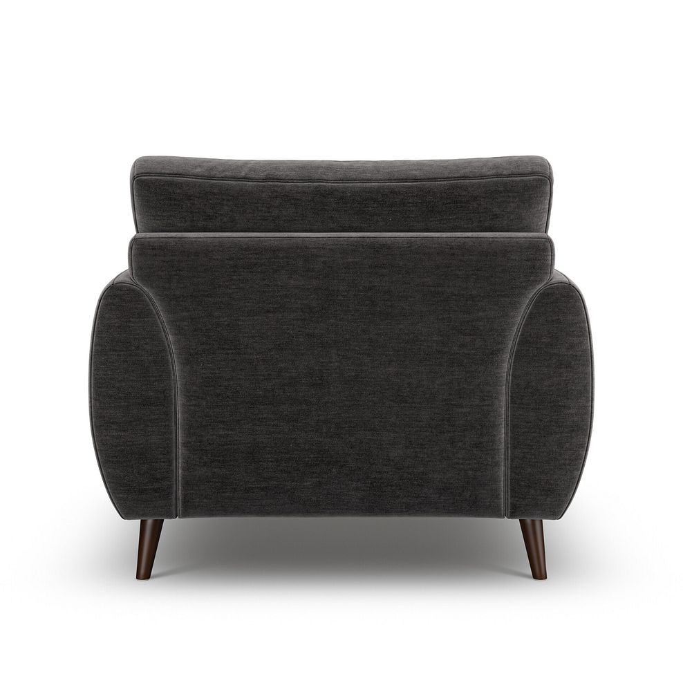 Nova Armchair in Canna Dark Grey Fabric 4