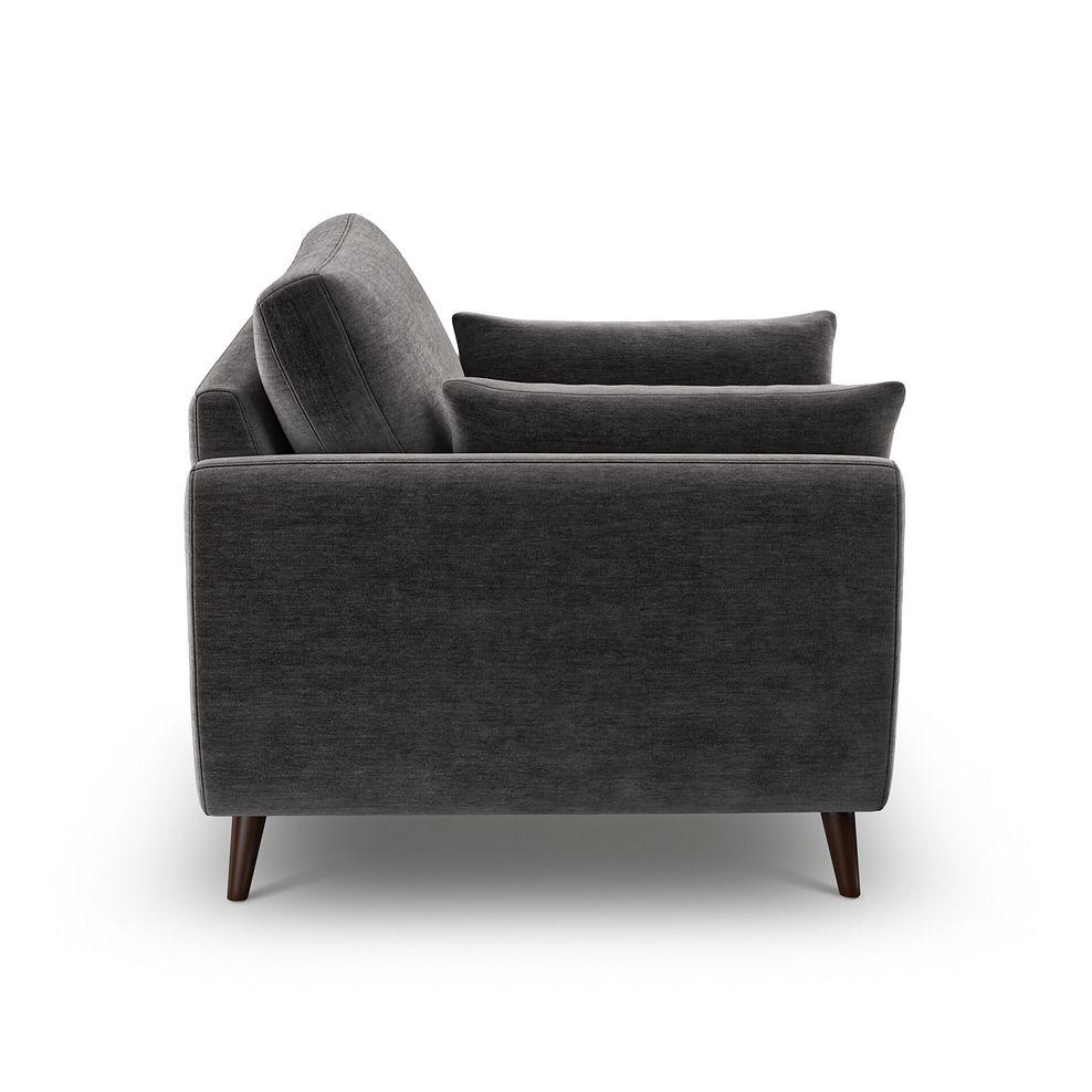 Nova Armchair in Canna Dark Grey Fabric 5