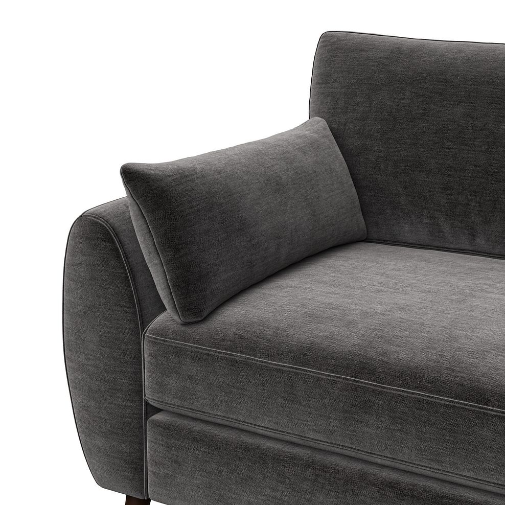 Nova Armchair in Canna Dark Grey Fabric 6