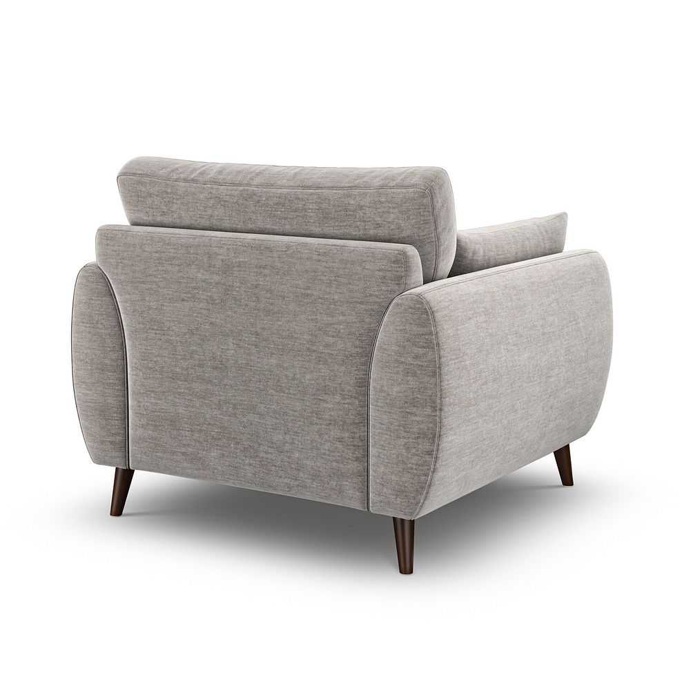 Nova Armchair in Canna Grey Fabric 3