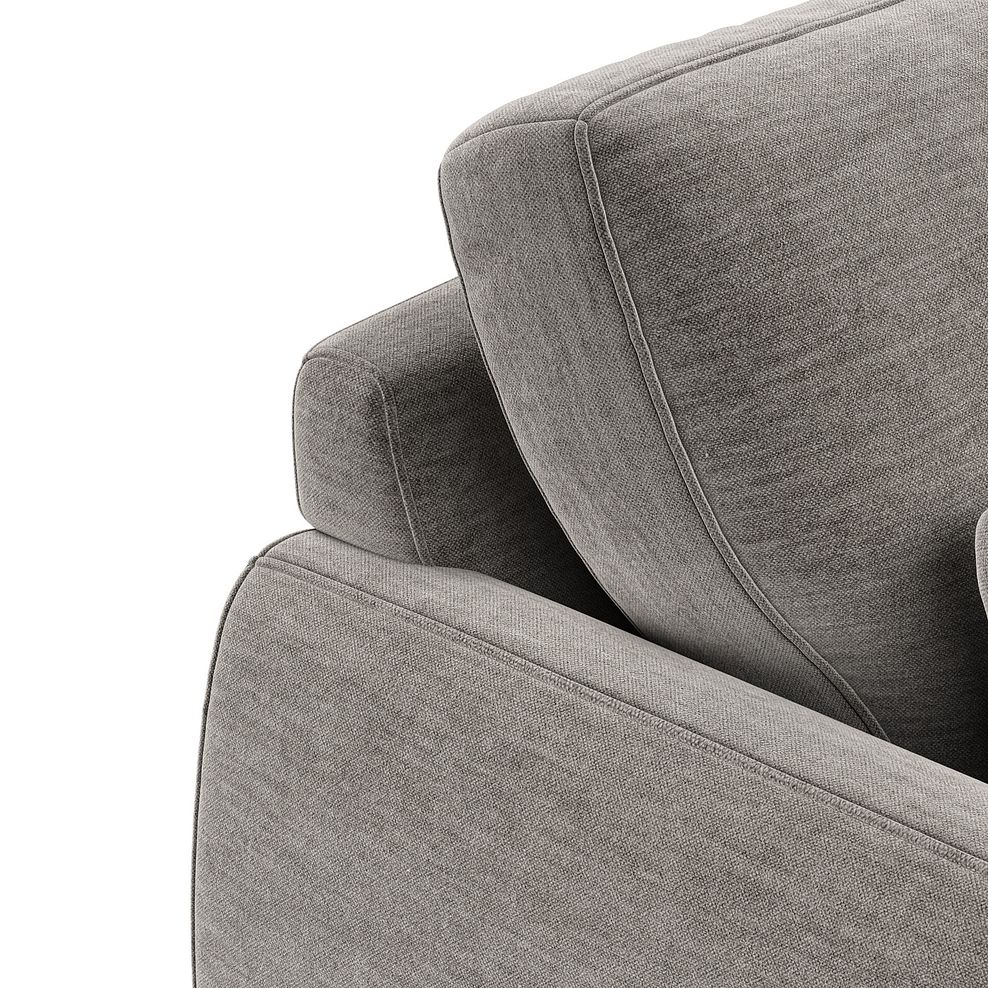 Nova Armchair in Canna Grey Fabric 7