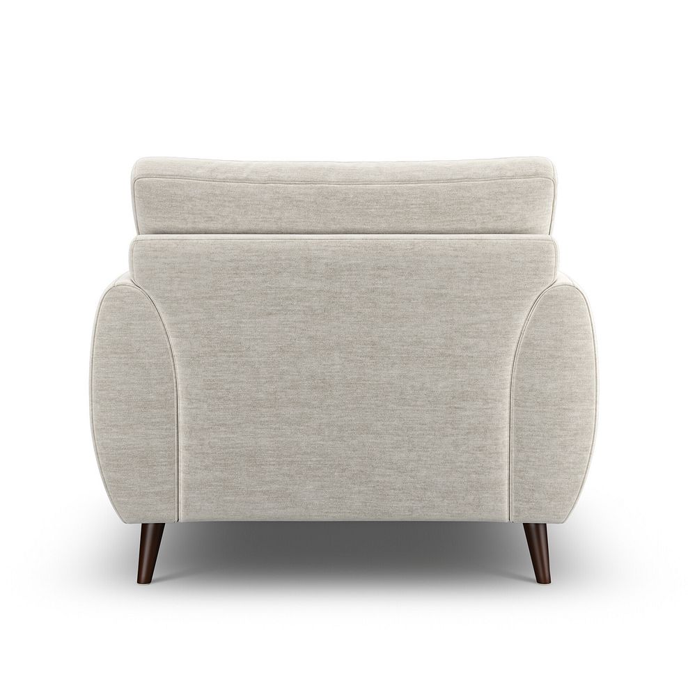 Nova Armchair in Canna Light Grey Fabric 4