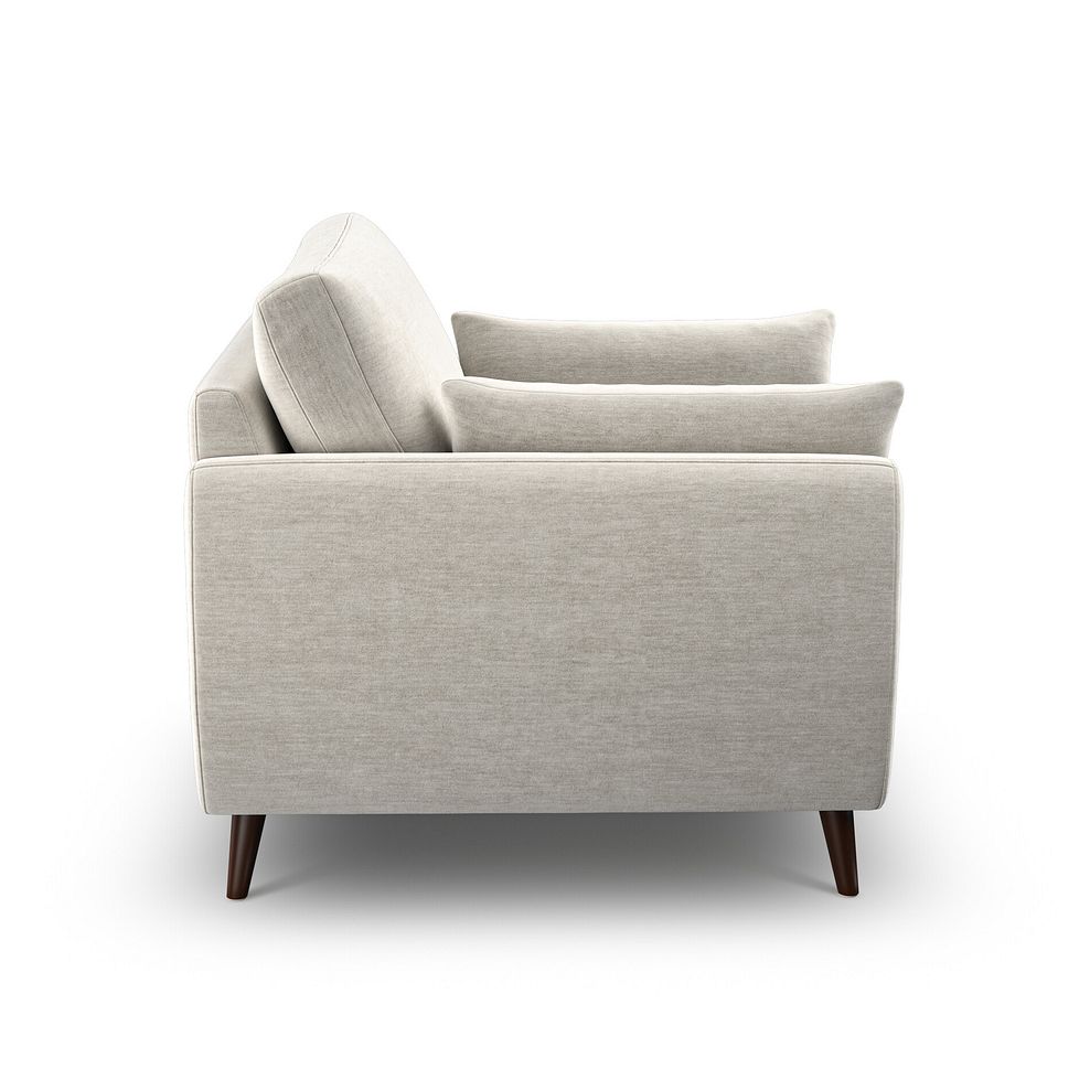 Nova Armchair in Canna Light Grey Fabric 5