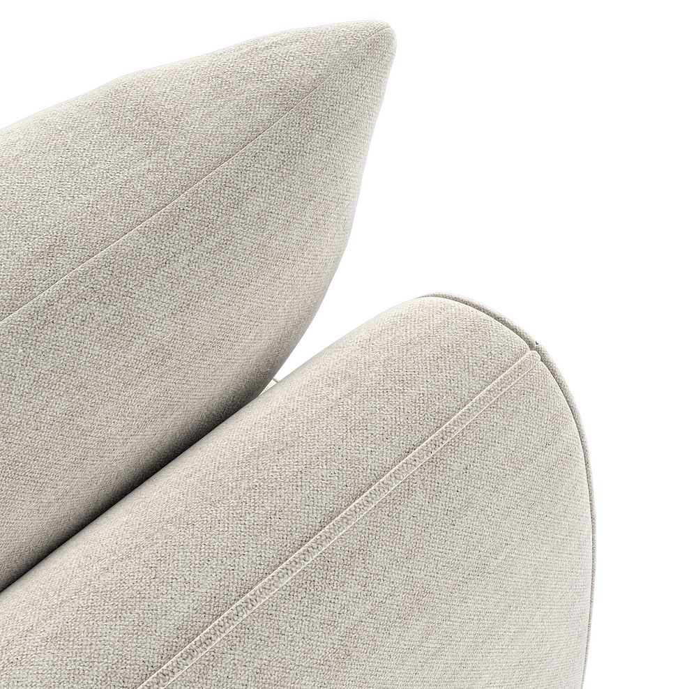 Nova Armchair in Canna Light Grey Fabric 10